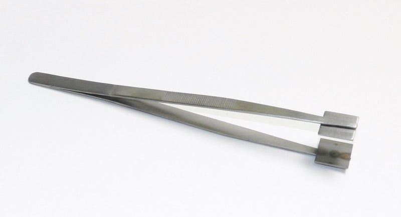 JTS Mashing Tweezers Glass Work Bead Masher Tweezer 8â€ Lampworking 3/4" Surface S.S. By JTS - Image 3